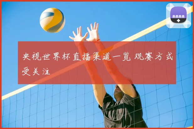 央视世界杯直播渠道一览 观赛方式受关注